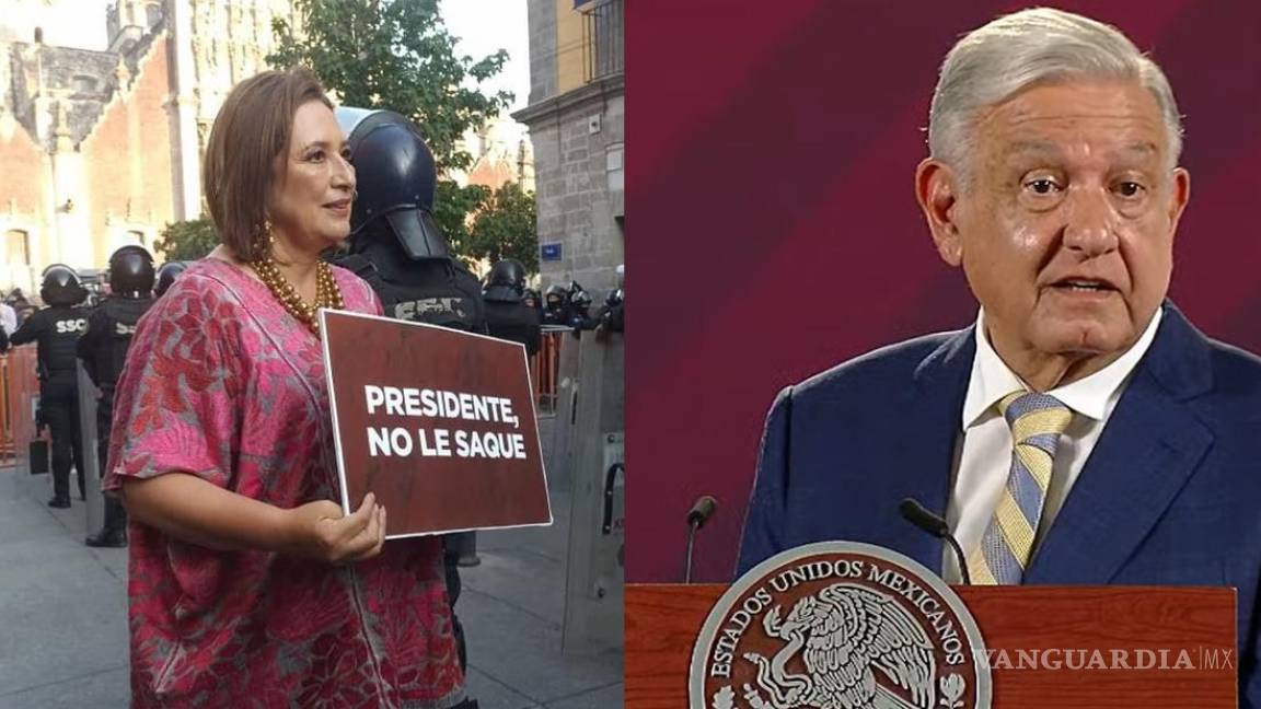 ‘Que hagan sus manifestaciones con los fifis’... AMLO no permitirá que Xóchitl Gálvez entre a ‘la mañanera’ (video)