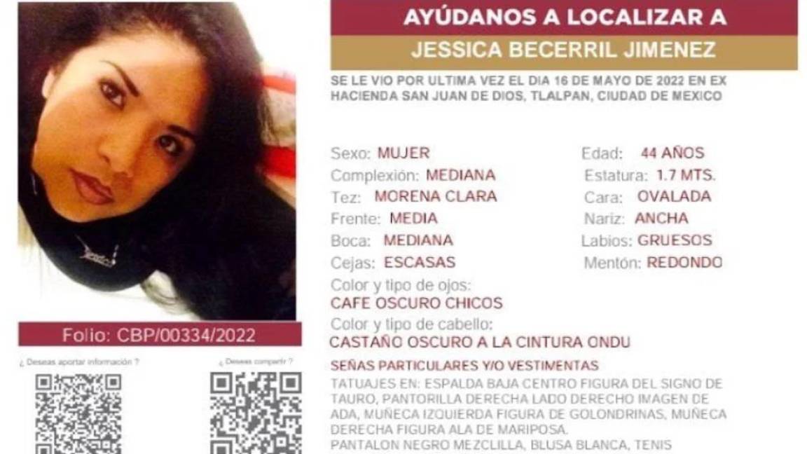 $!Jessica Becerril Jiménez también está desaparecida, desde el 16 de mayo