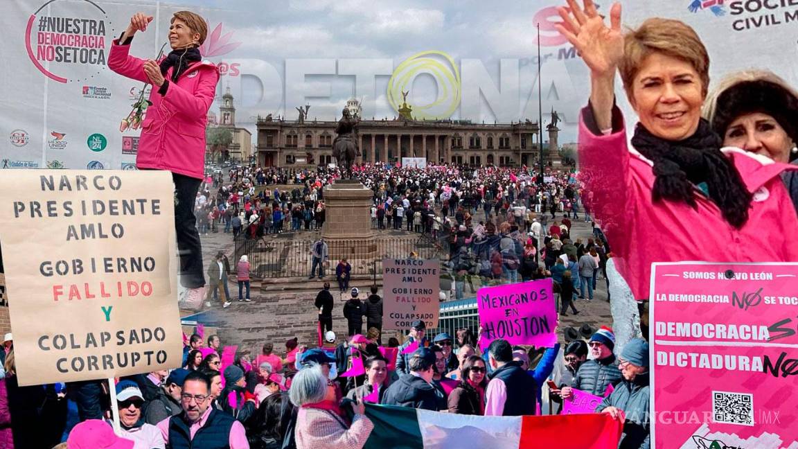 $!Según Visegrád24, tan solo en la plancha del Zócalo había este domingo 18 de febrero más 700,000 personas.