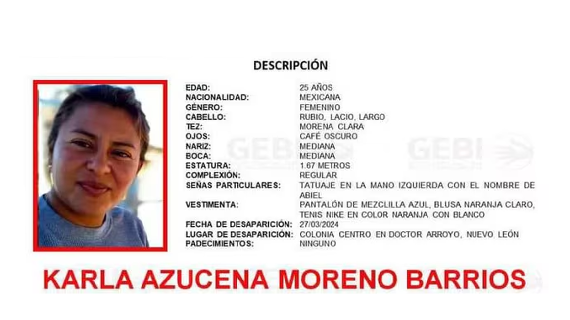 $!Karla Azucena Barrios Moreno