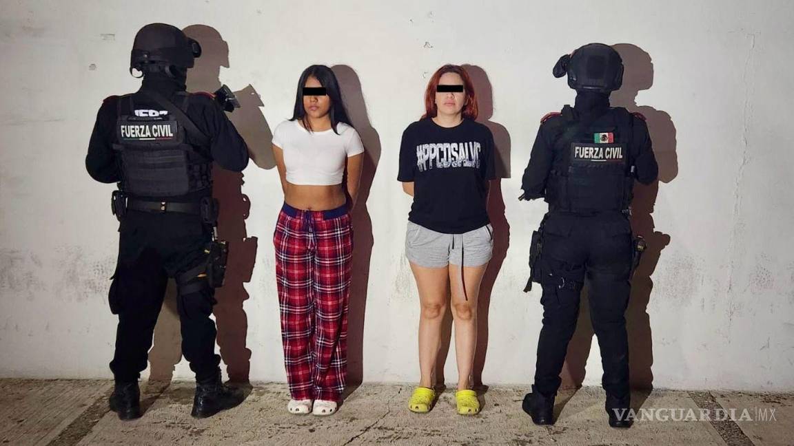 Detienen a dos mujeres en Monterrey en posesión de diversas dosis de sustancias ilegales