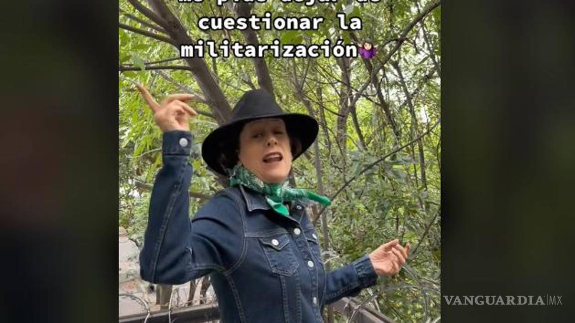 Denise Dresser usa TikTok para criticar estrategia de militarización de AMLO