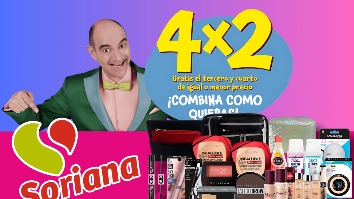 L’Oréal, Revlon y Maybelline... Soriana pone maquillaje al 4x2 por julio regalado: ¿Cuáles productos están en promoción?