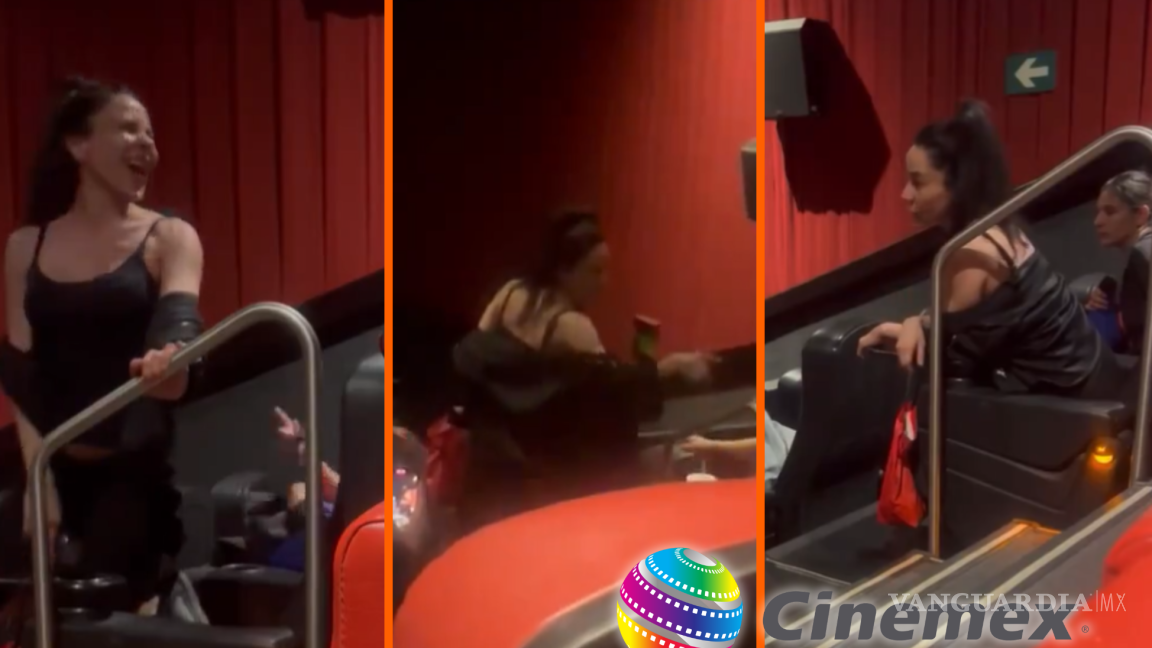 Surge ‘Lady Cinemex’: Mujer lanza insultos homofóbicos y xenofóbicos, y ataca a asistentes durante función de cine, ‘Sí, no respeto a nadie’ (video)