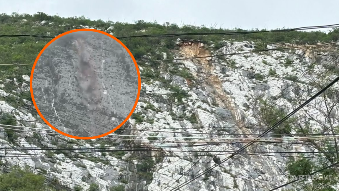 Así fue el momento exacto en el que sucedió el deslave en el cerro de Topo Chico, en Monterrey, NL (videos)