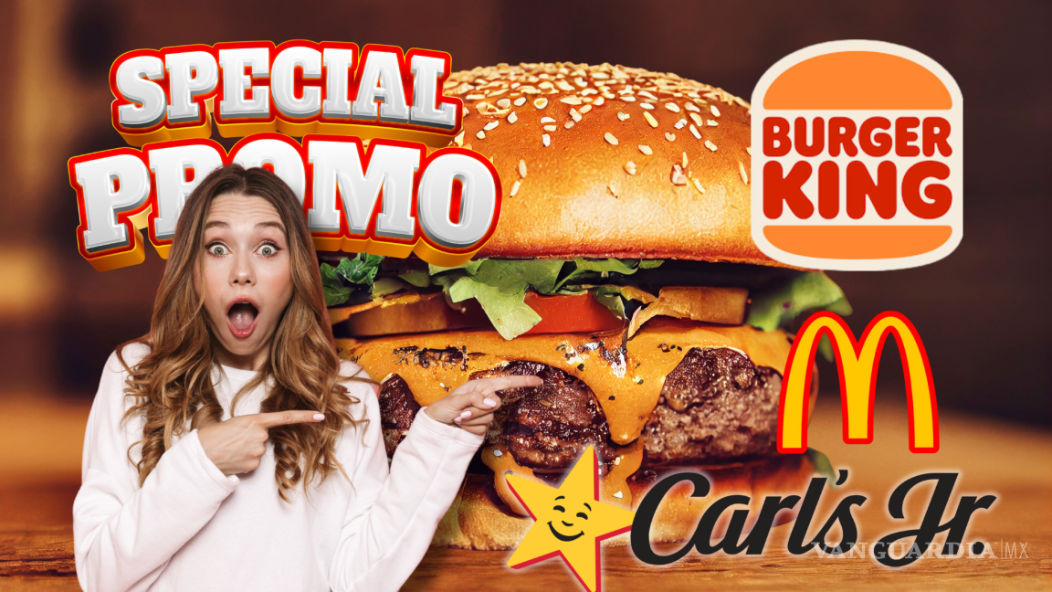 Carl’s Jr, Burger King y McDonald’s... Desde hamburguesas a un peso hasta gratis; estas son las promociones por el Día de la Hamburguesa