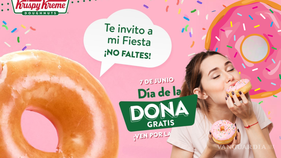 ¡Que no se te pase! Solo HOY Krispy Kreme dará una dona gratis por celebrarse el Día de la Dona