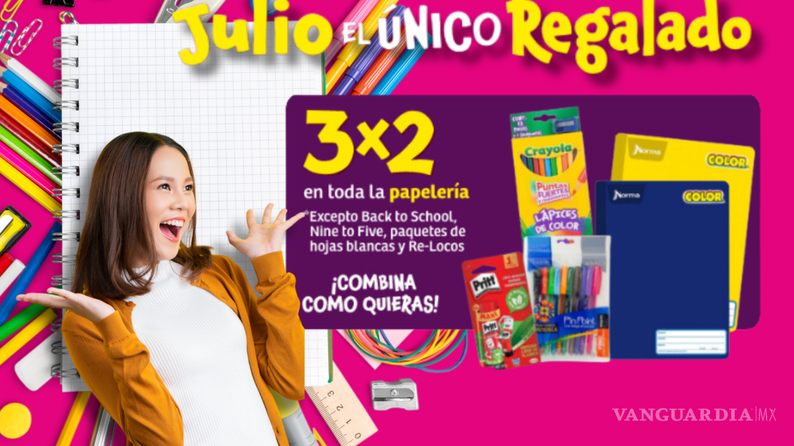 Descuentos en útiles escolares: Soriana anuncia promoción de 3x2 en papelería para el regreso a clases