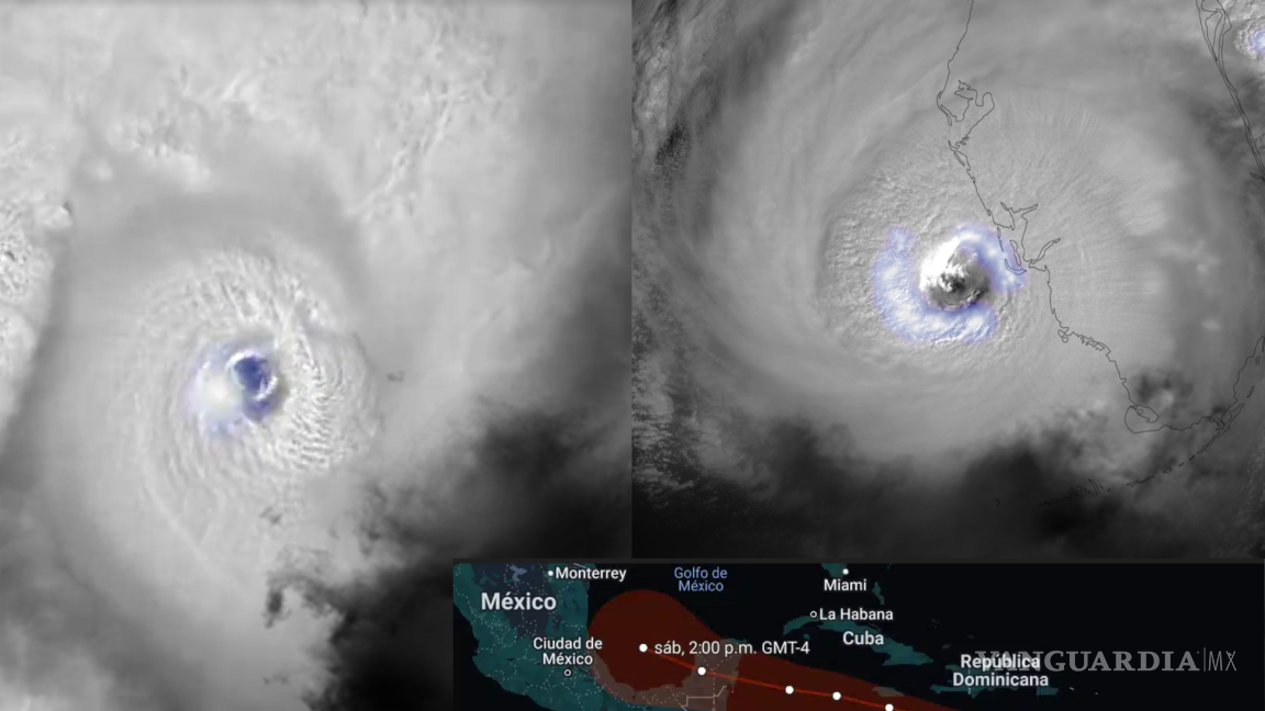 ¡Impactante, imponente y con relámpagos! Así fue capturado el ojo del huracán Beryl (VIDEOS)