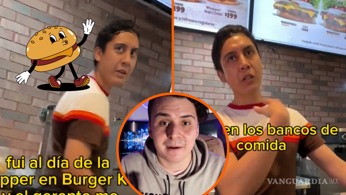 ‘Muerto de hambre’: Gerente de Burger King en Querétaro insulta a cliente por usar cupón (video)