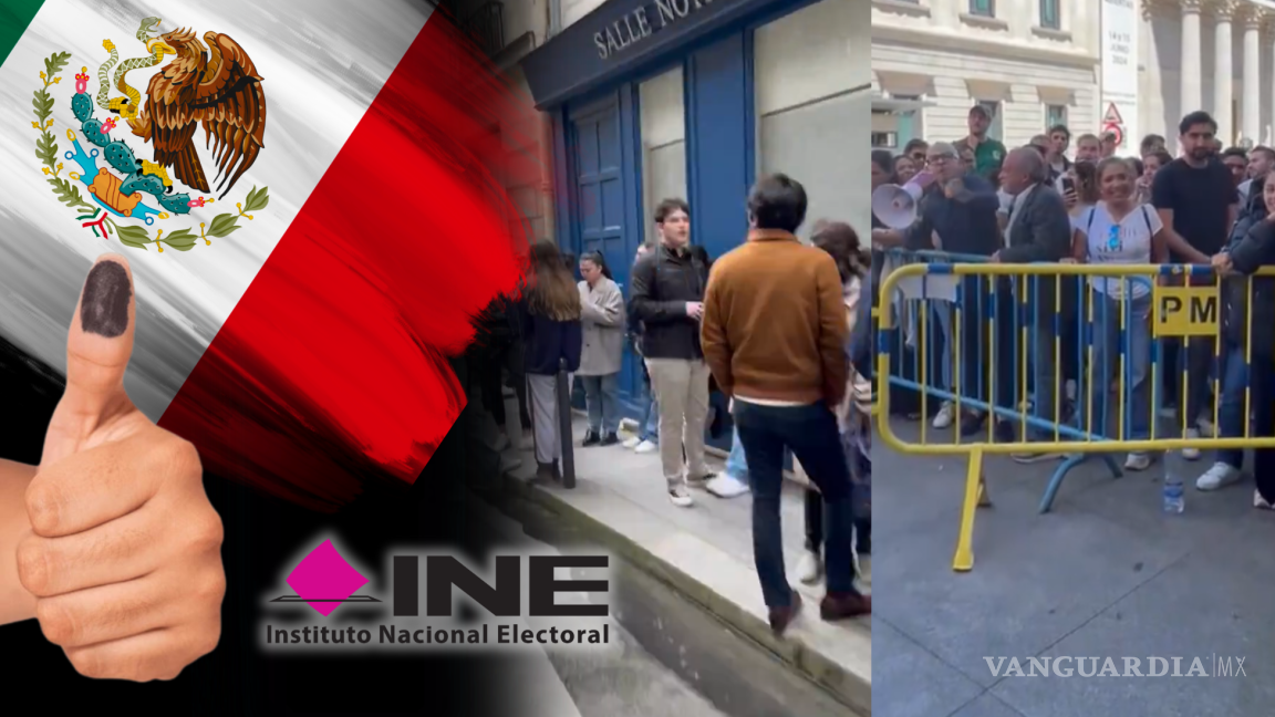 Así se viven las Elecciones 2024 en el extranjero: En París, España y Estados Unidos, mexicanos hacen filas kilométricas para emitir su voto (VIDEOS)