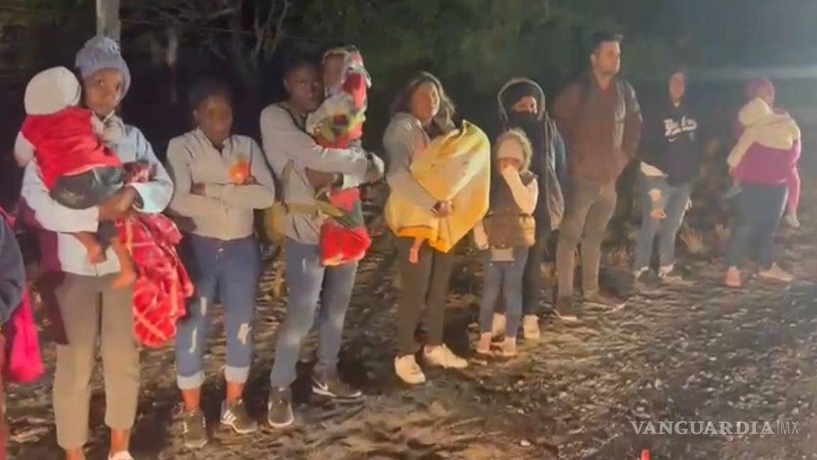 $!El área de comunicación social del estado difundió fotografías del grupo de migrantes