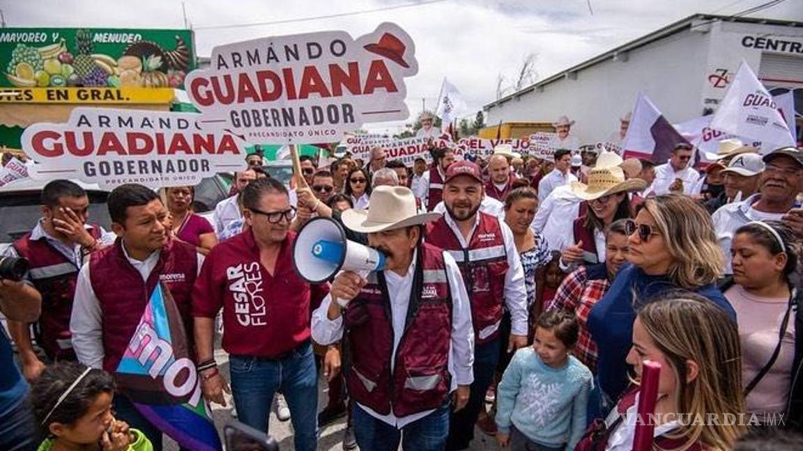$!Armando Guadiana, candidato por Morena, dijo que Monclova será prioridad para su gobierno.