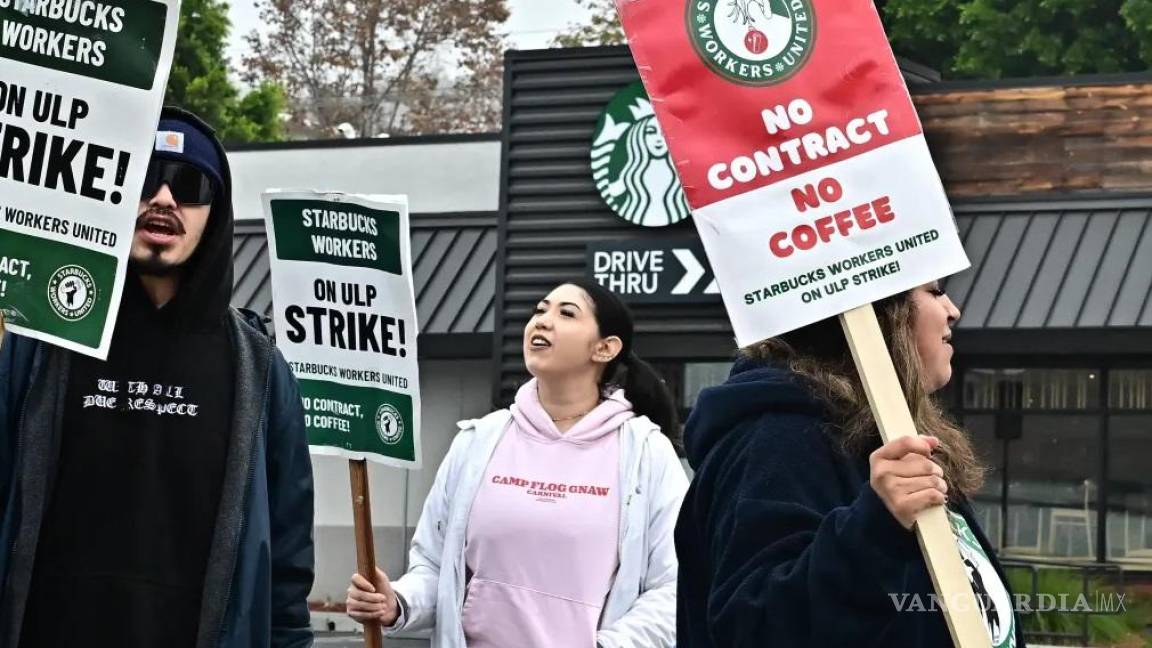 Huelga de Starbucks se extiende a más de 300 tiendas en Estados Unidos