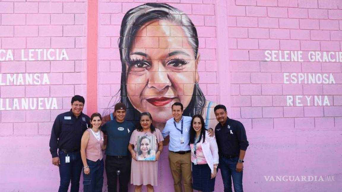 $!Este es el segundo mural que instala el ayuntamiento para honrar a mujeres sobrevivientes del cáncer, el otro está frente al Museo de San Nicolás