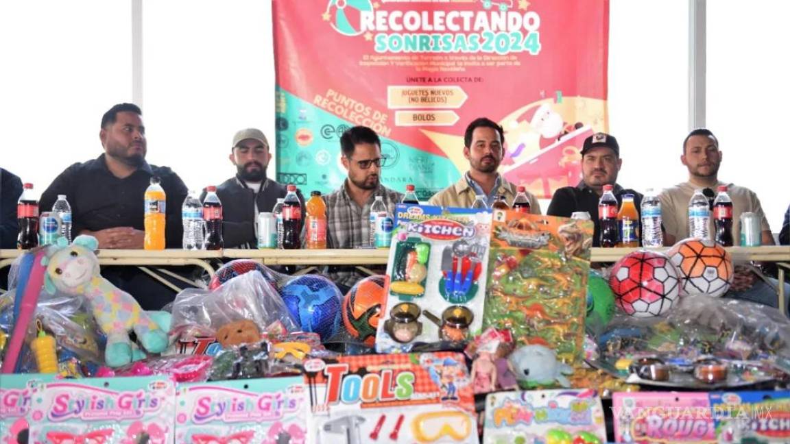 Alegría y solidaridad: Campaña navideña reúne 600 juguetes no bélicos en Torreón