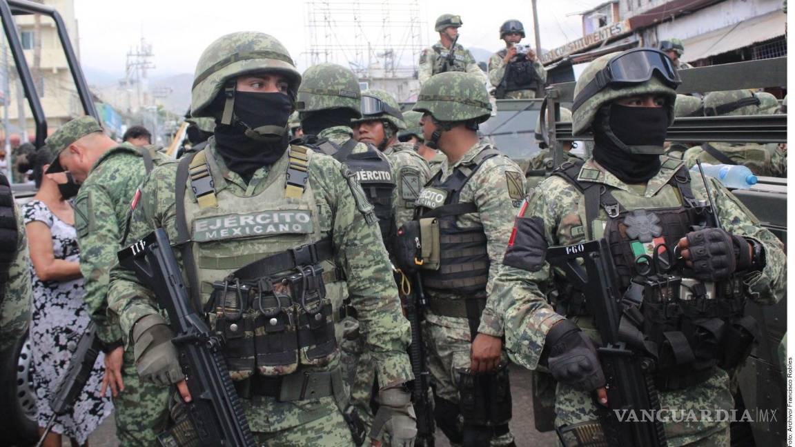 Mayoría de elementos militares que combaten el crimen están concentrados en 10 estados