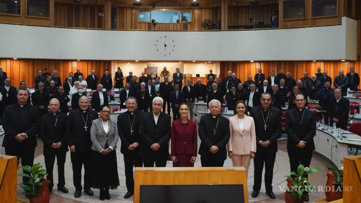 Se reúne Sheinbaum con Conferencia del Episcopado Mexicano