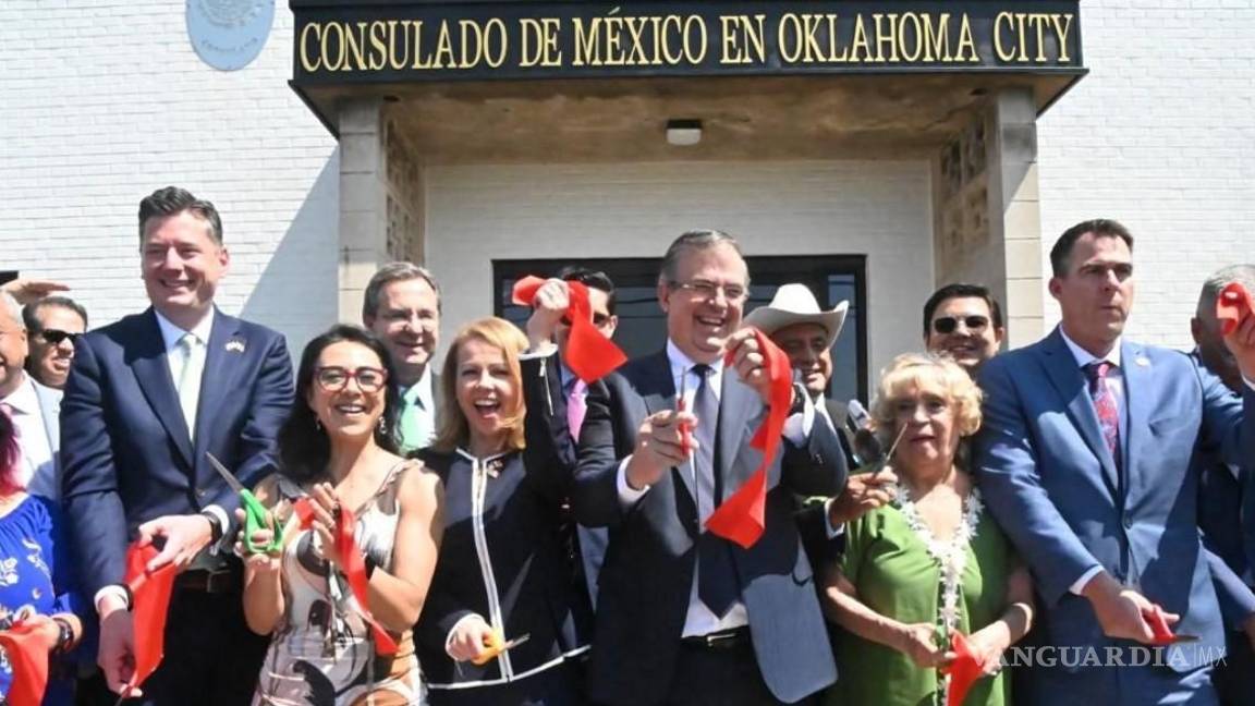 Marcelo Ebrard inaugura Consulado de México en Oklahoma