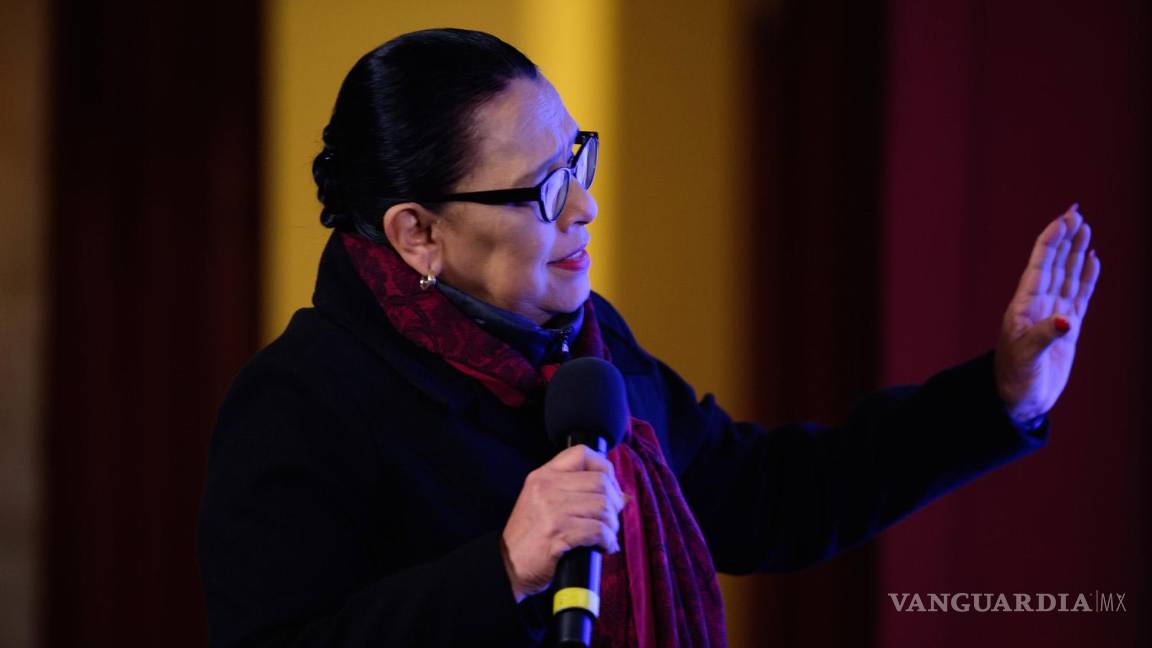 $!La titular de la SSPC presentó el informe sobre seguridad respecto al mes de enero | Foto: Cuartoscuro