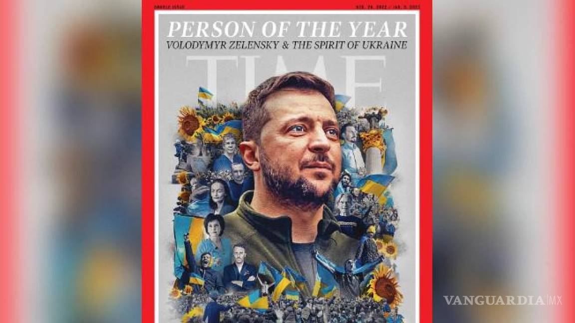 Zelensky, presidente de Ucrania es nombrado por la revista TIME como ‘Persona del año’