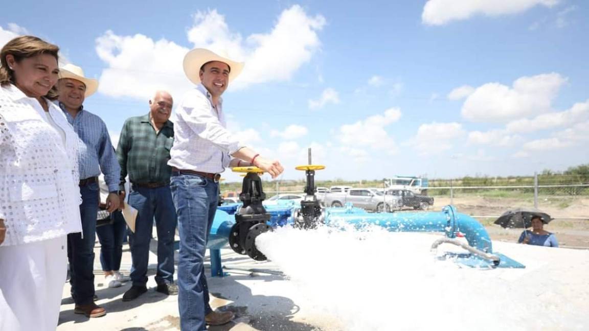 Invierten 127 mdp en obras para garantizar abasto de agua en Coahuila