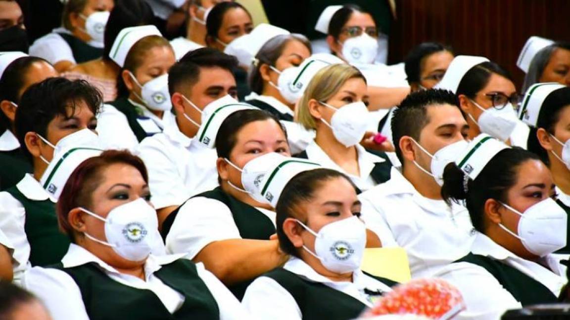 $!Reconocen autoridades labor de enfermeras de Monclova y Frontera; recuerdan a los caídos por Covid-19