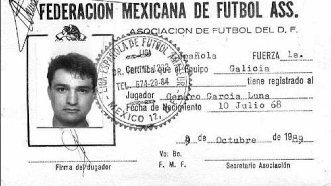 $!Genaro García Luna fue futbolista profesional; así lucía de joven