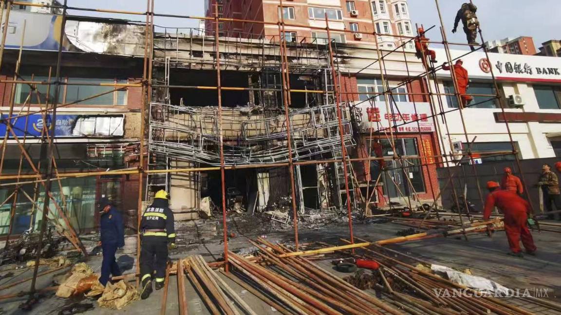 Mueren 22 personas tras incendio en restaurante al noreste de China