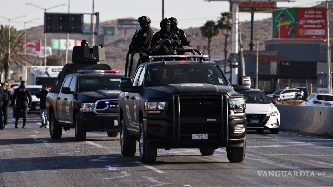 $!Fuerzas estatales y federales participan en el despliegue de seguridad en la entidad.