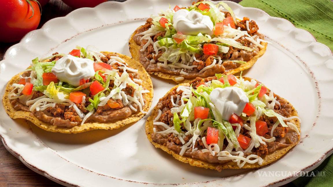 $!Tostadas de picadillo.