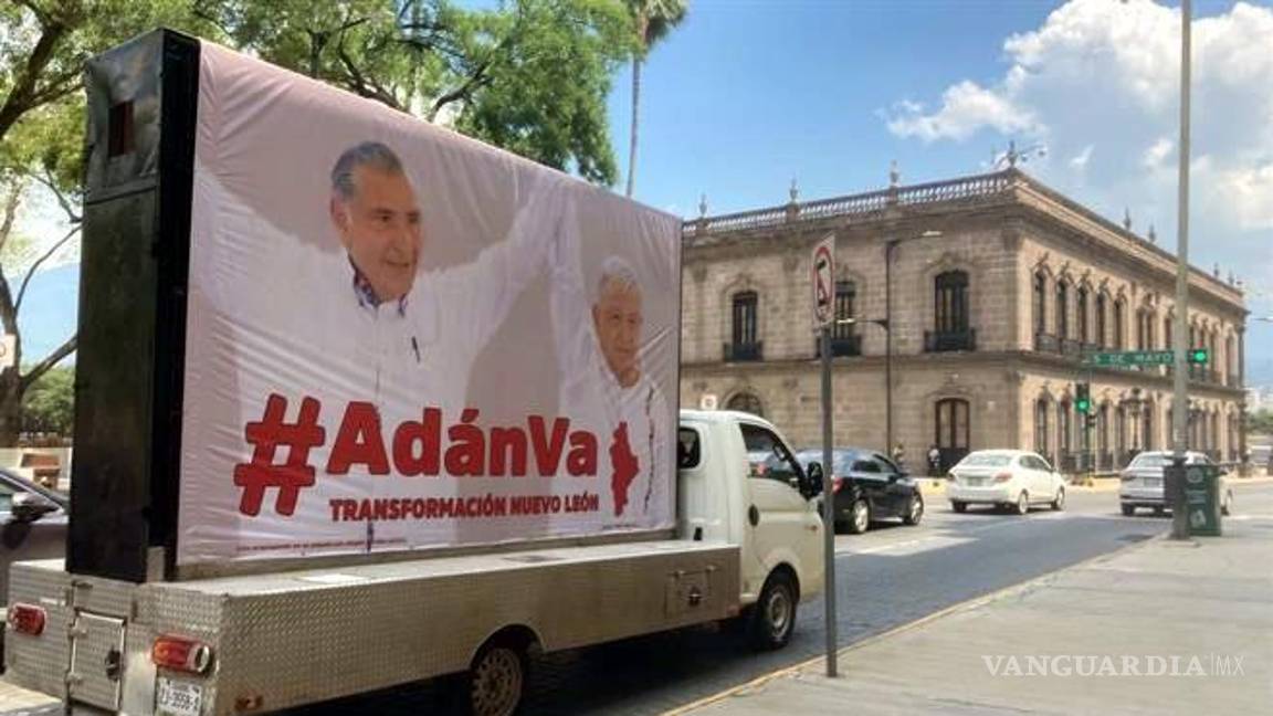 ¿Adán López va para ser candidato de AMLO? supuesta imagen del Secretario de Gobernación recorre en vehículo calles de MTY