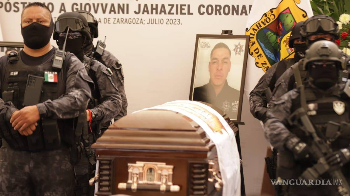 $!El oficial, nacido el 10 de diciembre de 1990 en Saltillo, murió la madrugada del miércoles en un enfrentamiento con integrantes de un grupo delictivo.