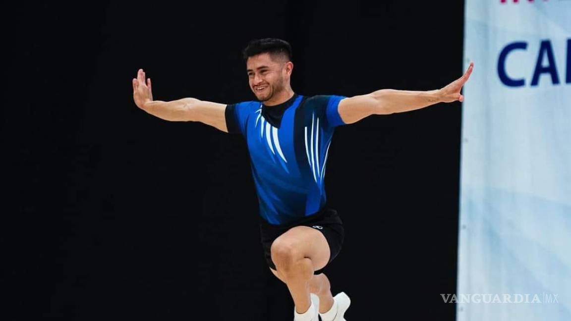 El coahuilense Iván Veloz es subcampeón del mundo en gimnasia aeróbica