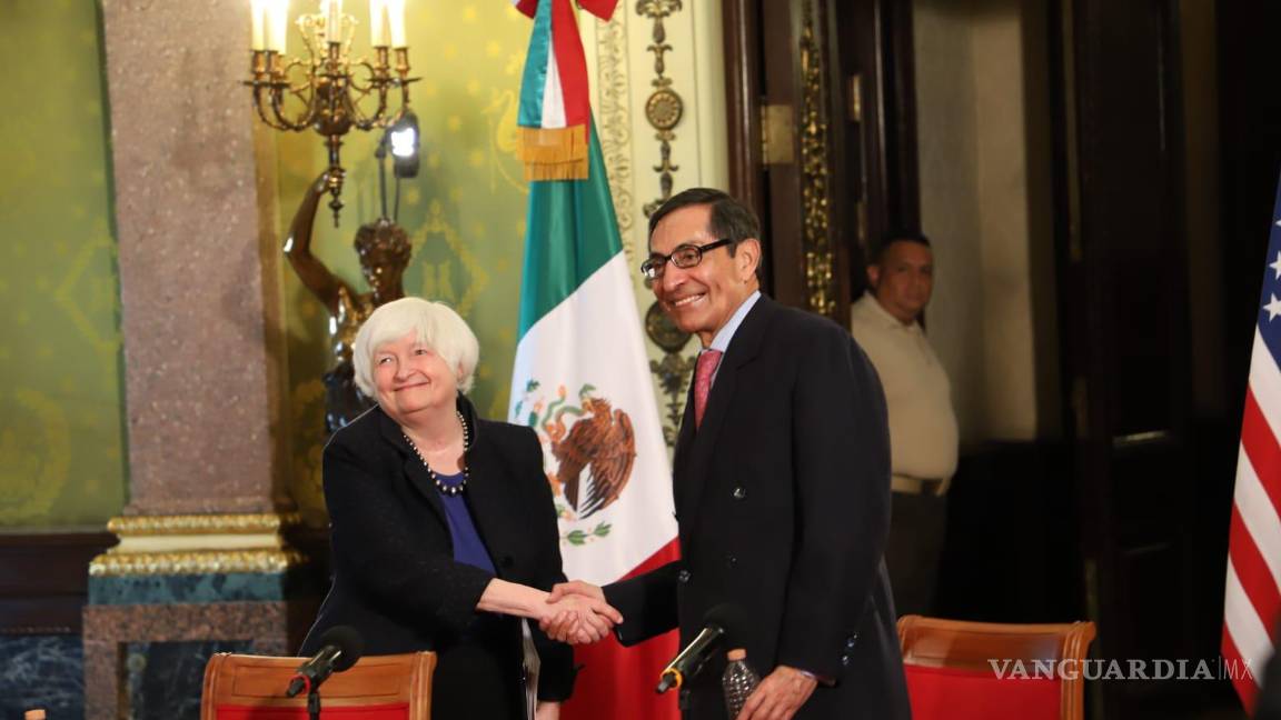 $!Conferencia de prensa del secretario de Hacienda y Crédito Público y la secretaria del Tesoro de Estados Unidos.