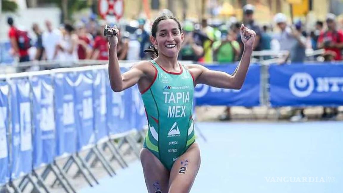 Triatleta mexicana, Rosa María Tapia, conquista el bronce para México en Copa Mundial