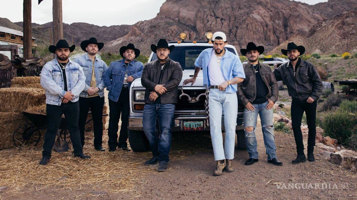 ‘Quitan’ Bad Bunny y Grupo Frontera el #1 en Spotify Mundial a Peso Pluma con su colaboración