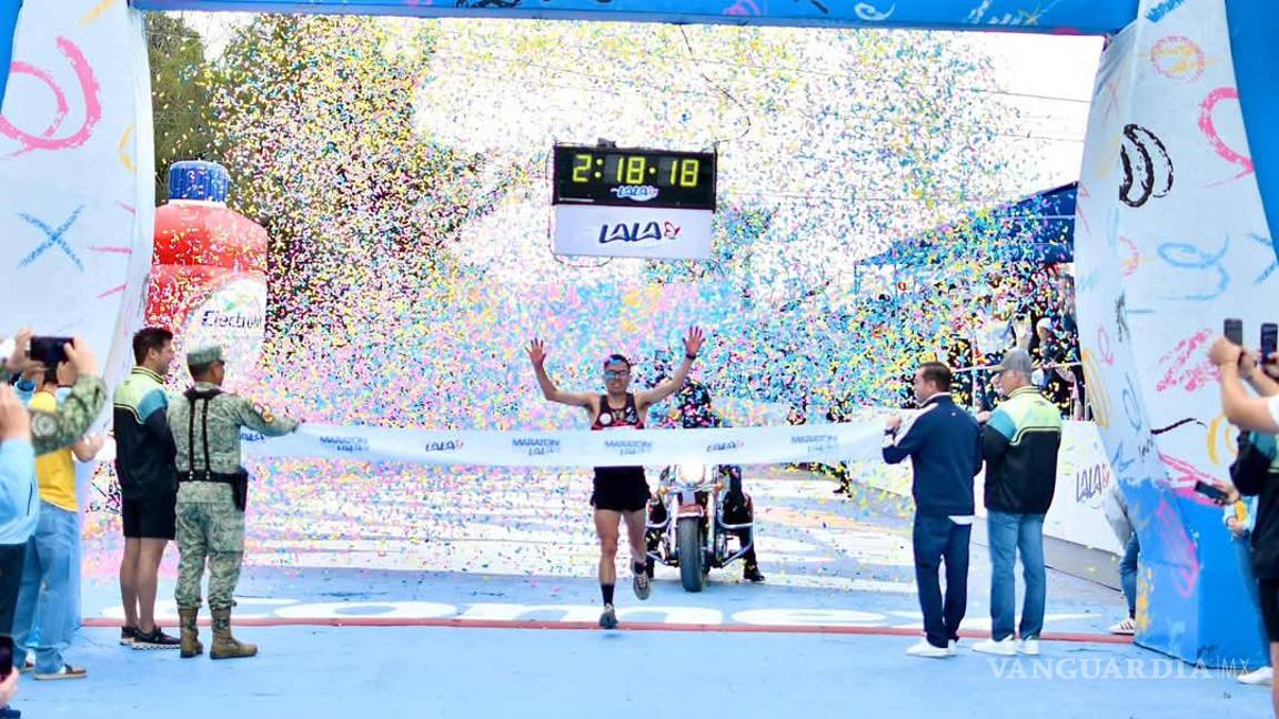 Torreón: el poblano Hesiquio Flores y la tapatía Fanny Oropeza son los ganadores del Maratón Lala