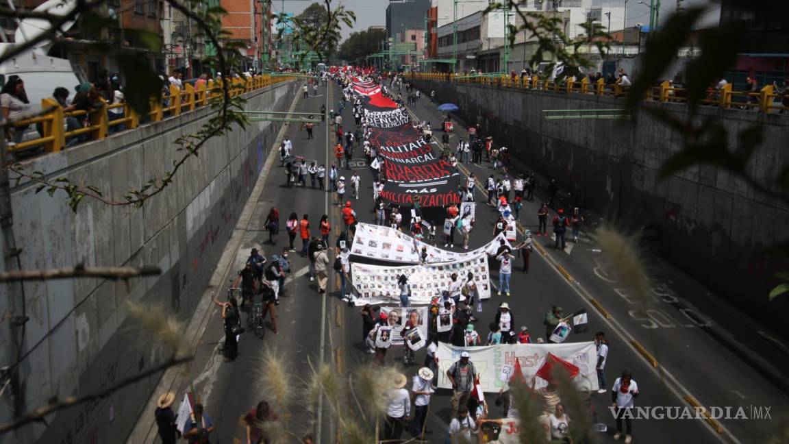 $!Marcha del 2 de Octubre en la CDMX convocó a 4 mil personas; finaliza con saldo blanco