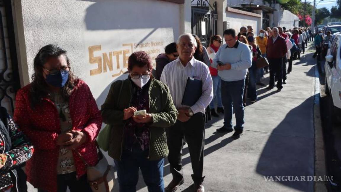 $!Desde las 9:00 de la mañana en punto inició la jornada electoral que busca renovar las dirigencias de las Secciones 5 y 38 del SNTE Coahuila.