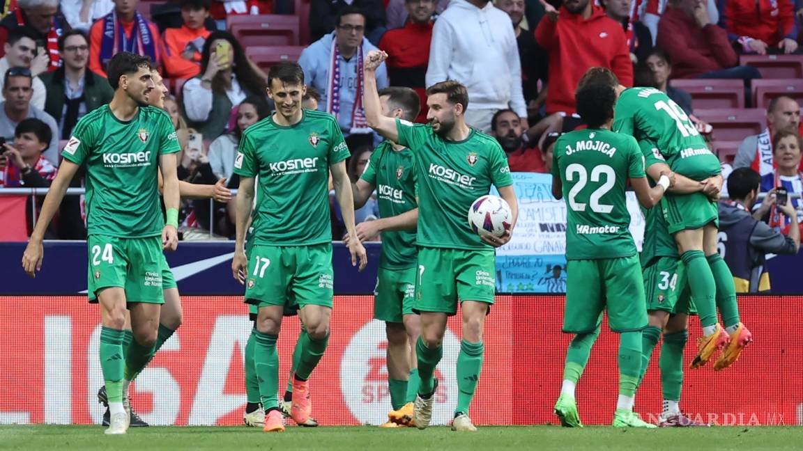 Osasuna derrumba la fortaleza del Metropolitano y las esperanzas del Atlético con dos goles de Raúl García