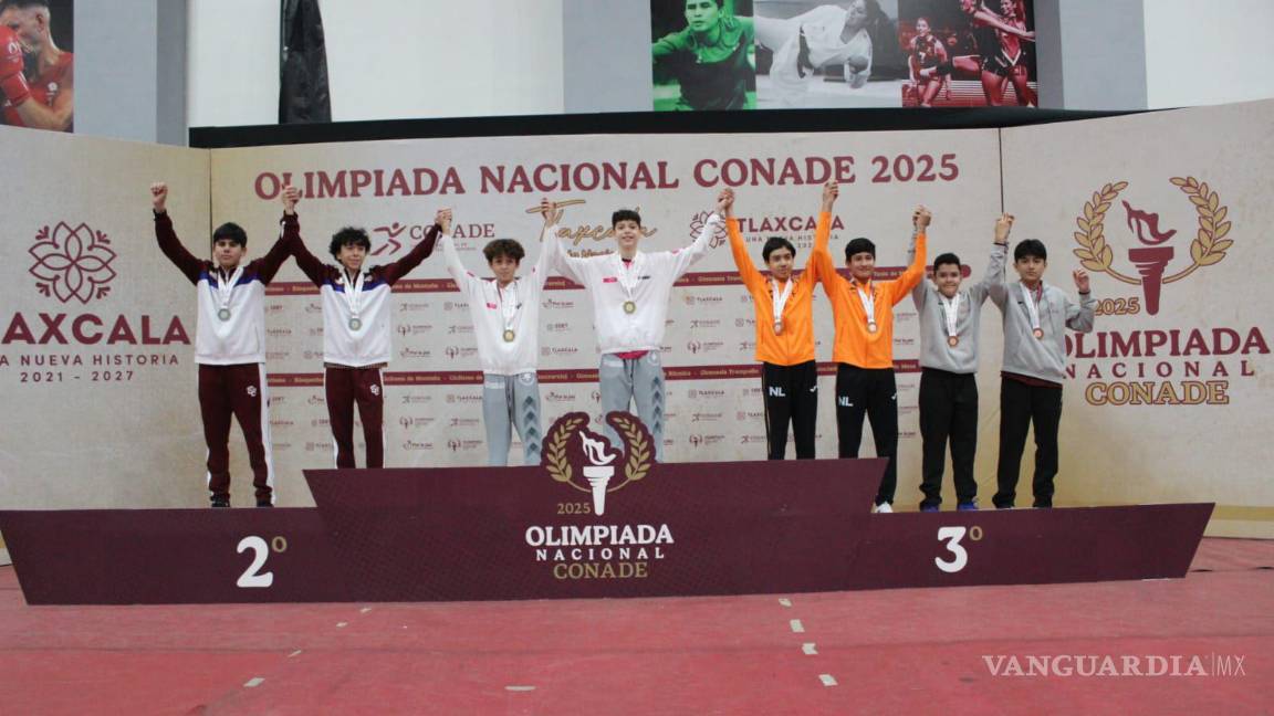 $!Rocco Arellano Valdez y Axel Fragoso Rincón se coronaron campeones nacionales en dobles varonil de tenis de mesa, categoría Juvenil “A”.