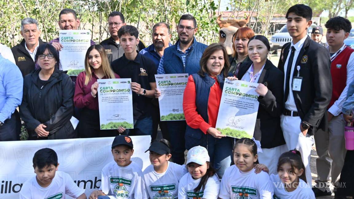 Arranca campaña de reforestación Acuña 2025, con participación ciudadana y estudiantil