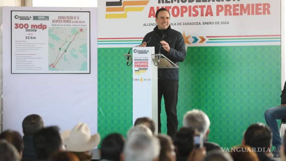 Da Manolo Jiménez banderazo a rehabilitación de la Autopista Premier