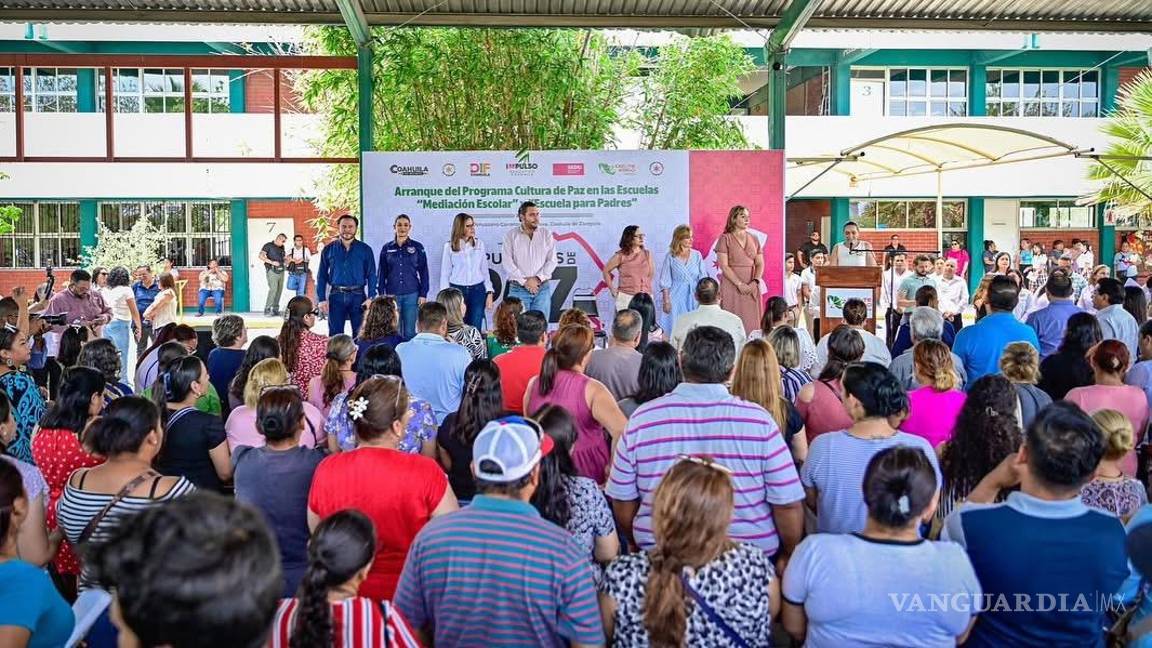 Arranca en Monclova el programa ‘Cultura de paz en las escuelas’ para fortalecer la convivencia y la comunicación familiar