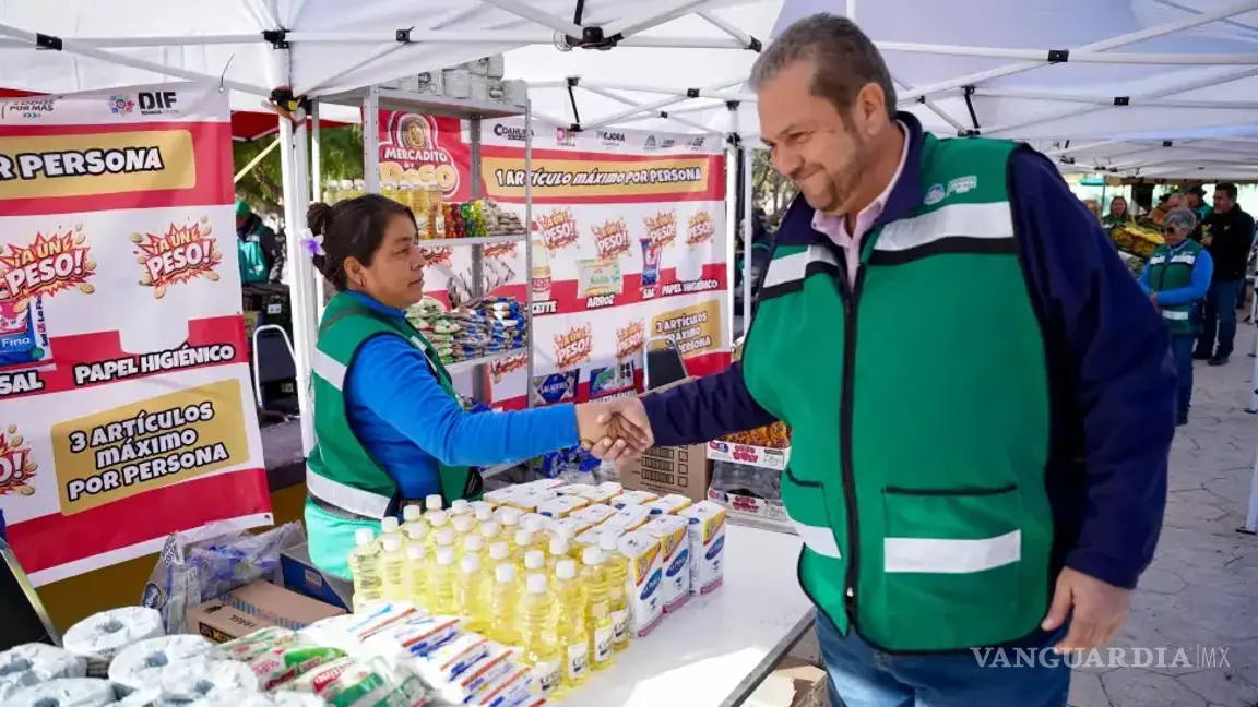 $!El Mercadito de a Peso, que ya ha estado presente en colonias como Parajes de los Pinos, se extenderá al área rural en abril.