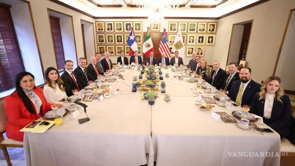 Coahuila fortalece lazos económicos con Texas: Gobernador Manolo Jiménez recibe a líderes empresariales texanos