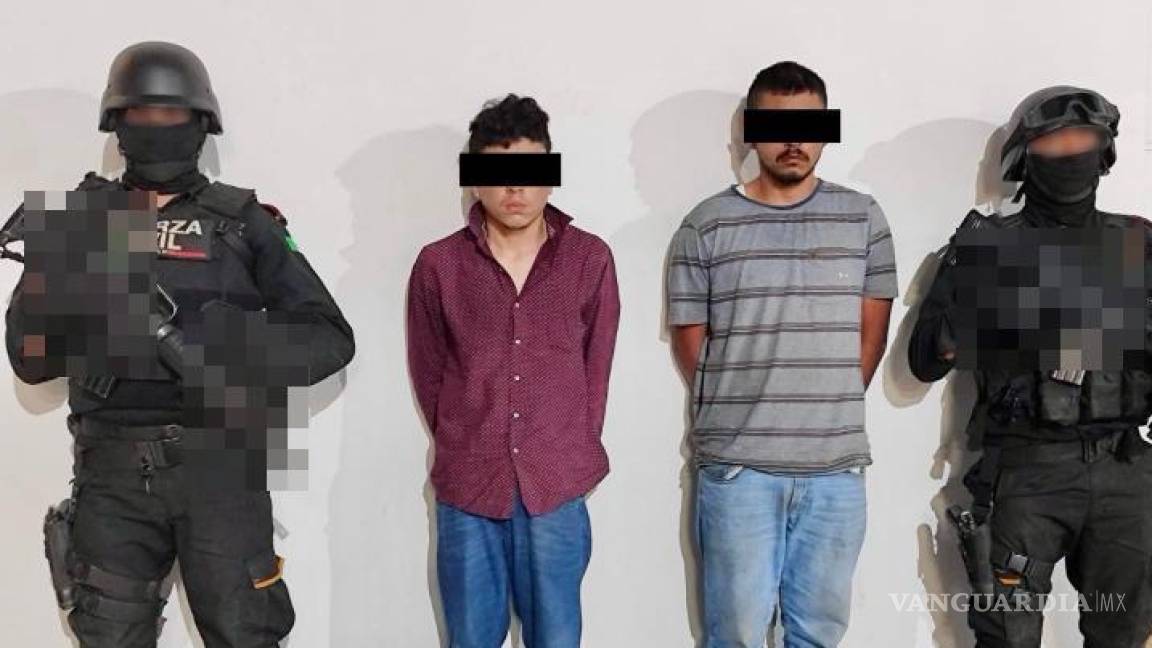 Detiene Fuerza Civil a dos hombres considerados objetivos prioritarios en Nuevo León