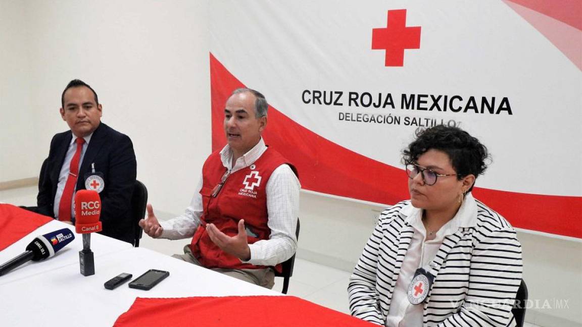 Invitan a donar recursos a la Cruz Roja de Coahuila; requiere 4 mdp mensuales