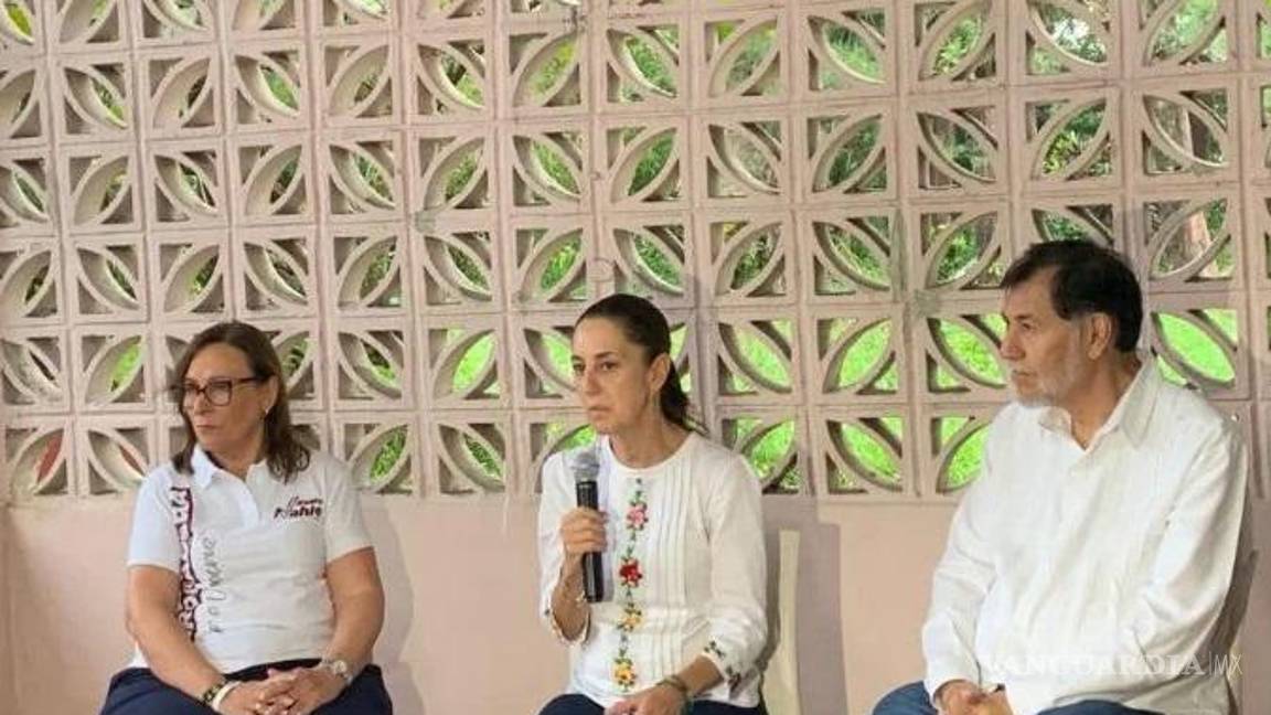 $!La aspirante a gobernadora de Veracruz, Rocío Nahle, justifica: el municipio tiene muchas zonas rurales de donde la gente necesita transportarse